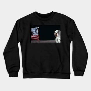 Apollo Astronaut on the Moon Crewneck Sweatshirt